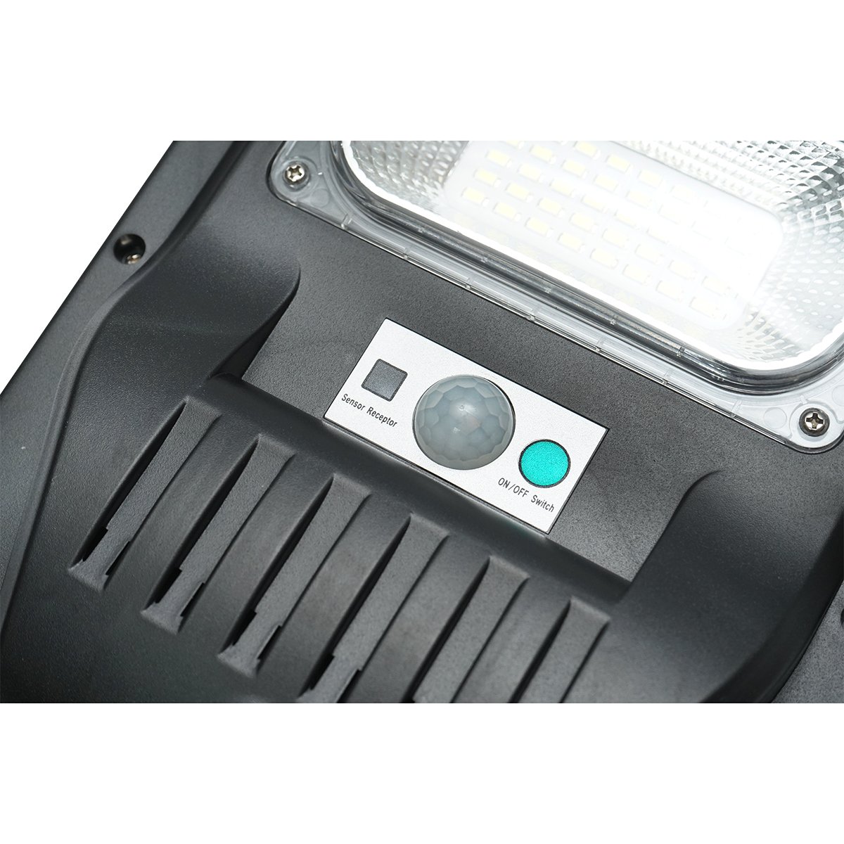 Lampa solara LED iluminat stradal 50W, 6500K, IP65 cu panou solar, senzor de miscare si telecomanda Breckner Germany